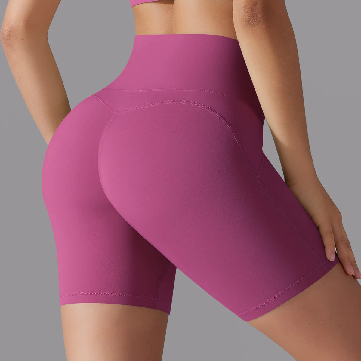 High Waisted Yoga Shorts