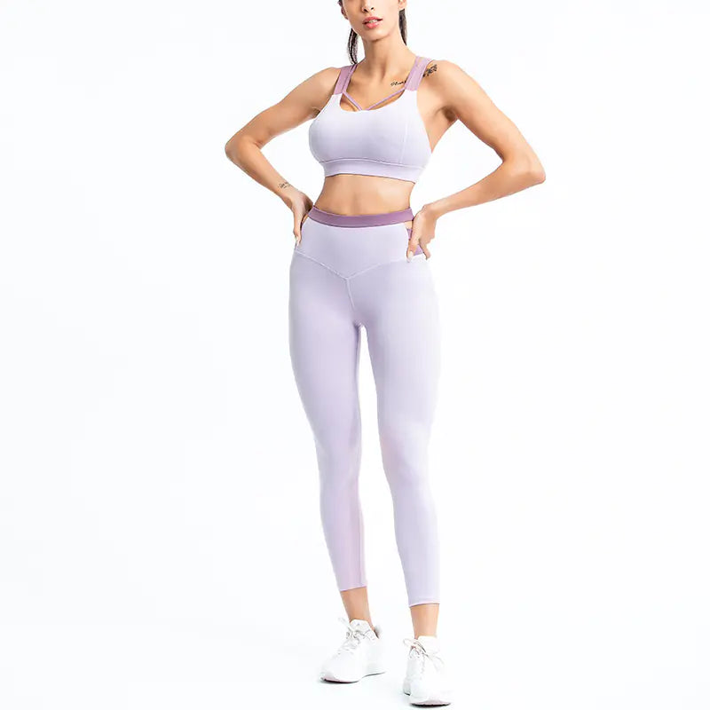 Cross-Back Yoga Set