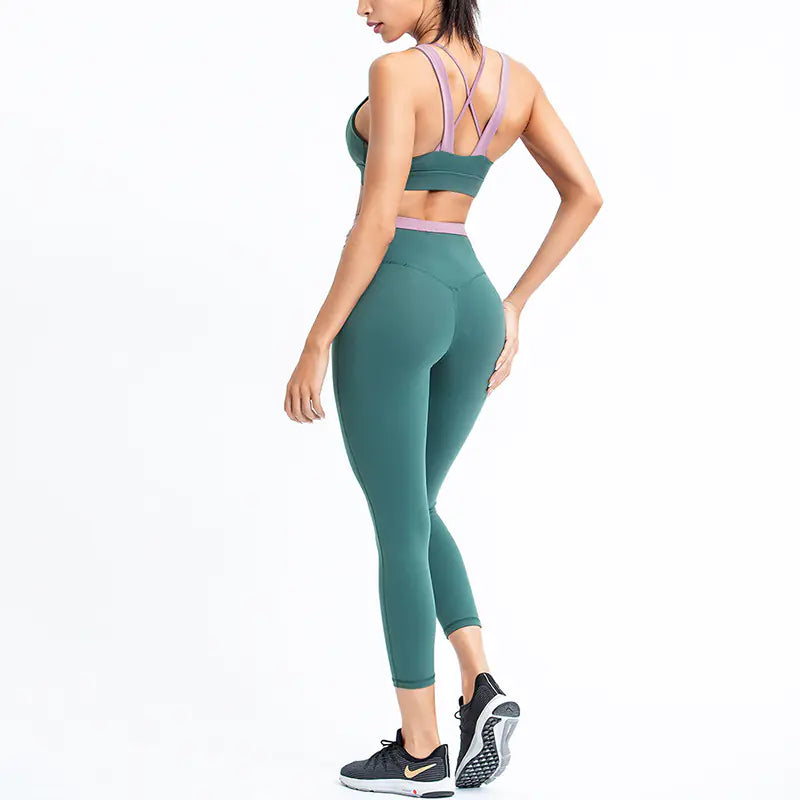 Cross-Back Yoga Set