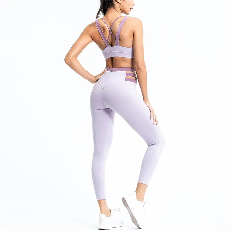 Cross-Back Yoga Set