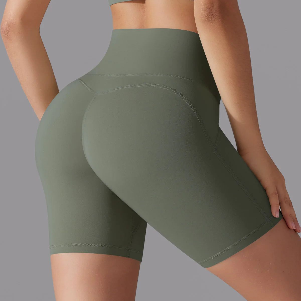 High Waisted Yoga Shorts