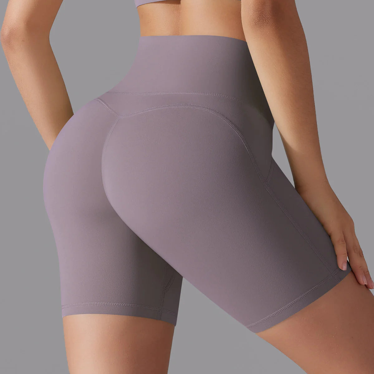 High Waisted Yoga Shorts