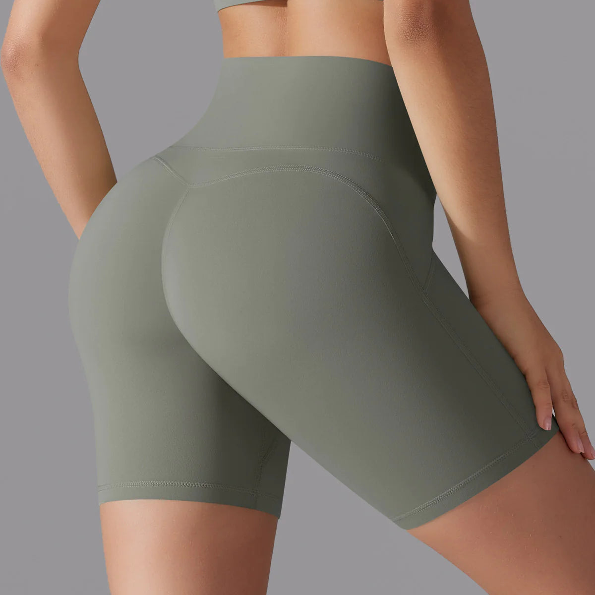High Waisted Yoga Shorts