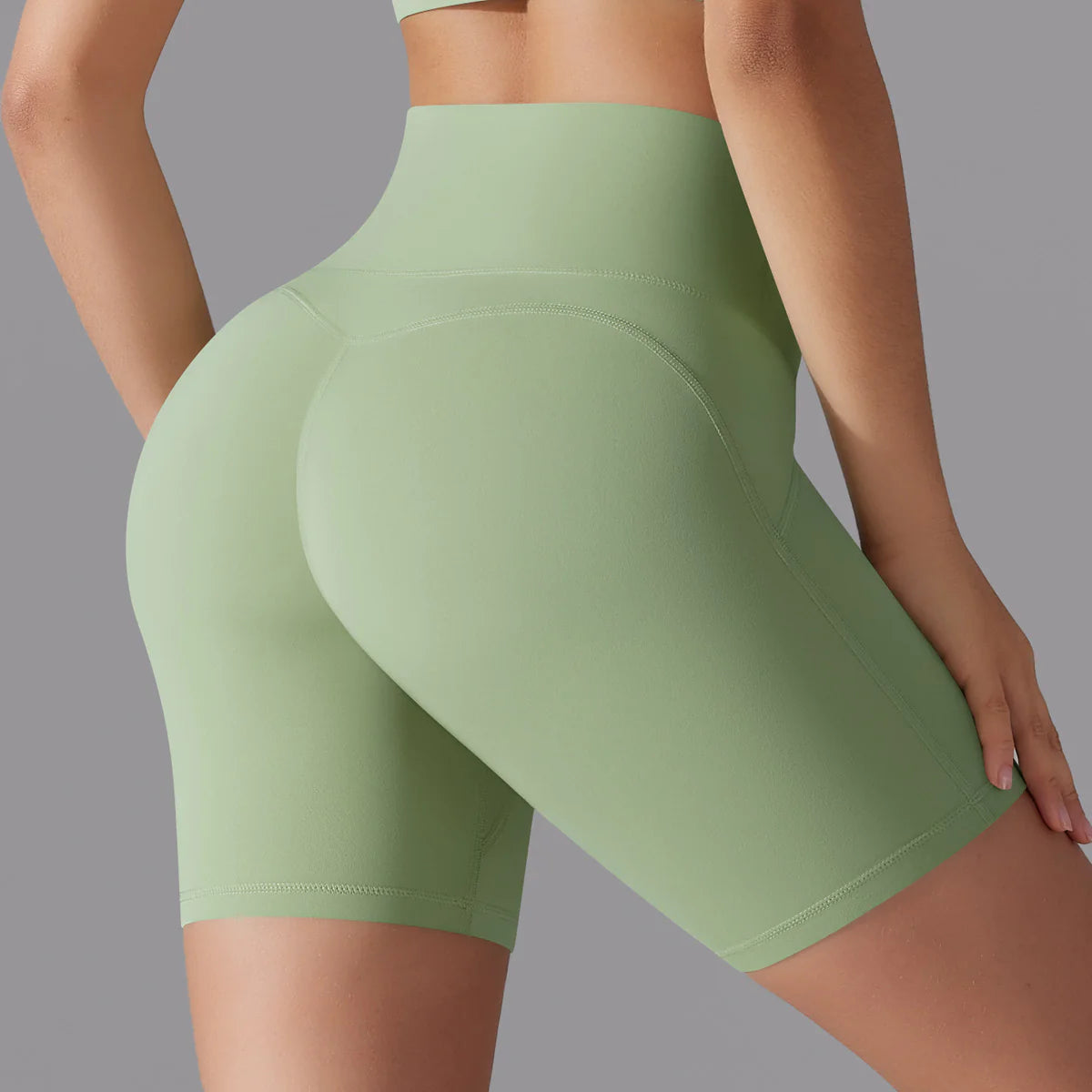 High Waisted Yoga Shorts