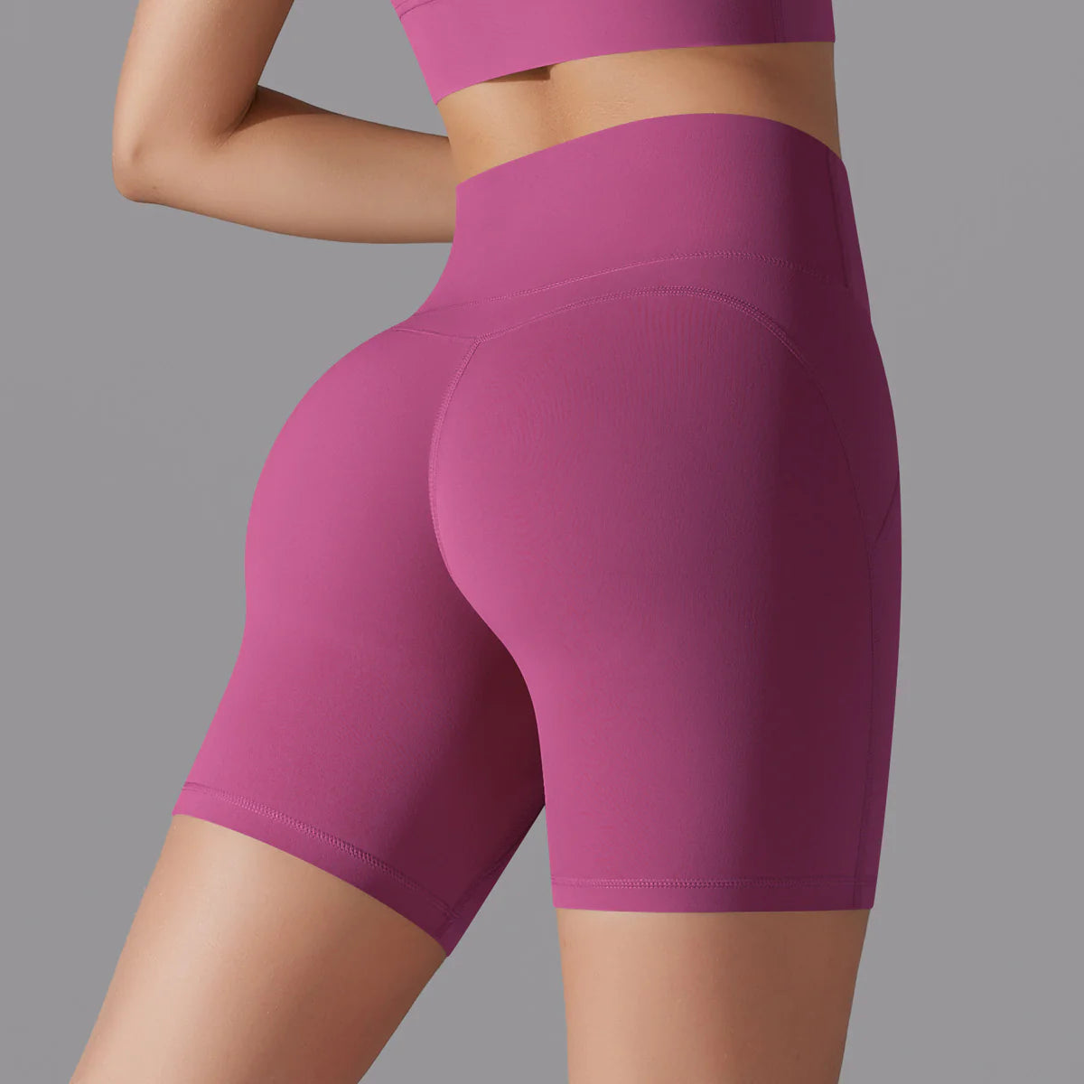 High Waisted Yoga Shorts
