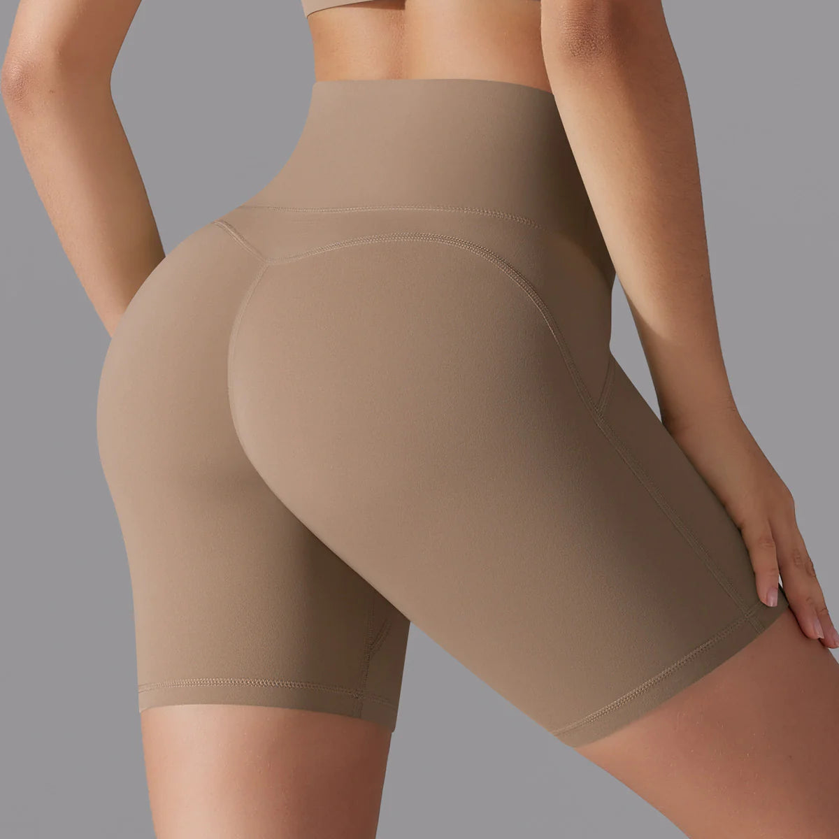 High Waisted Yoga Shorts