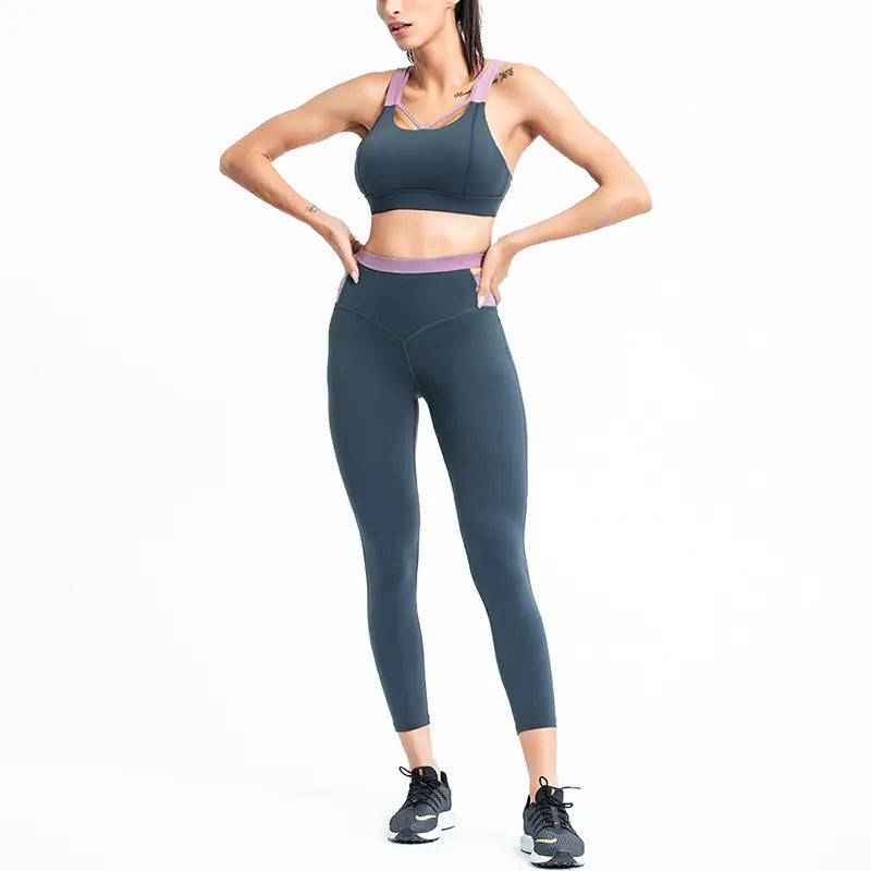 Cross-Back Yoga Set