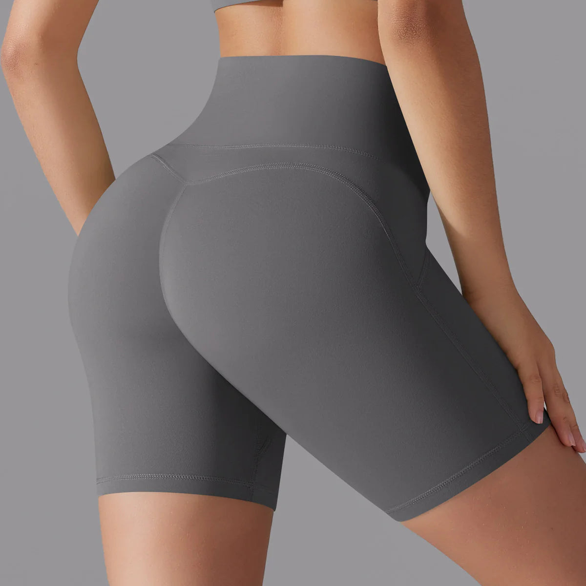 High Waisted Yoga Shorts