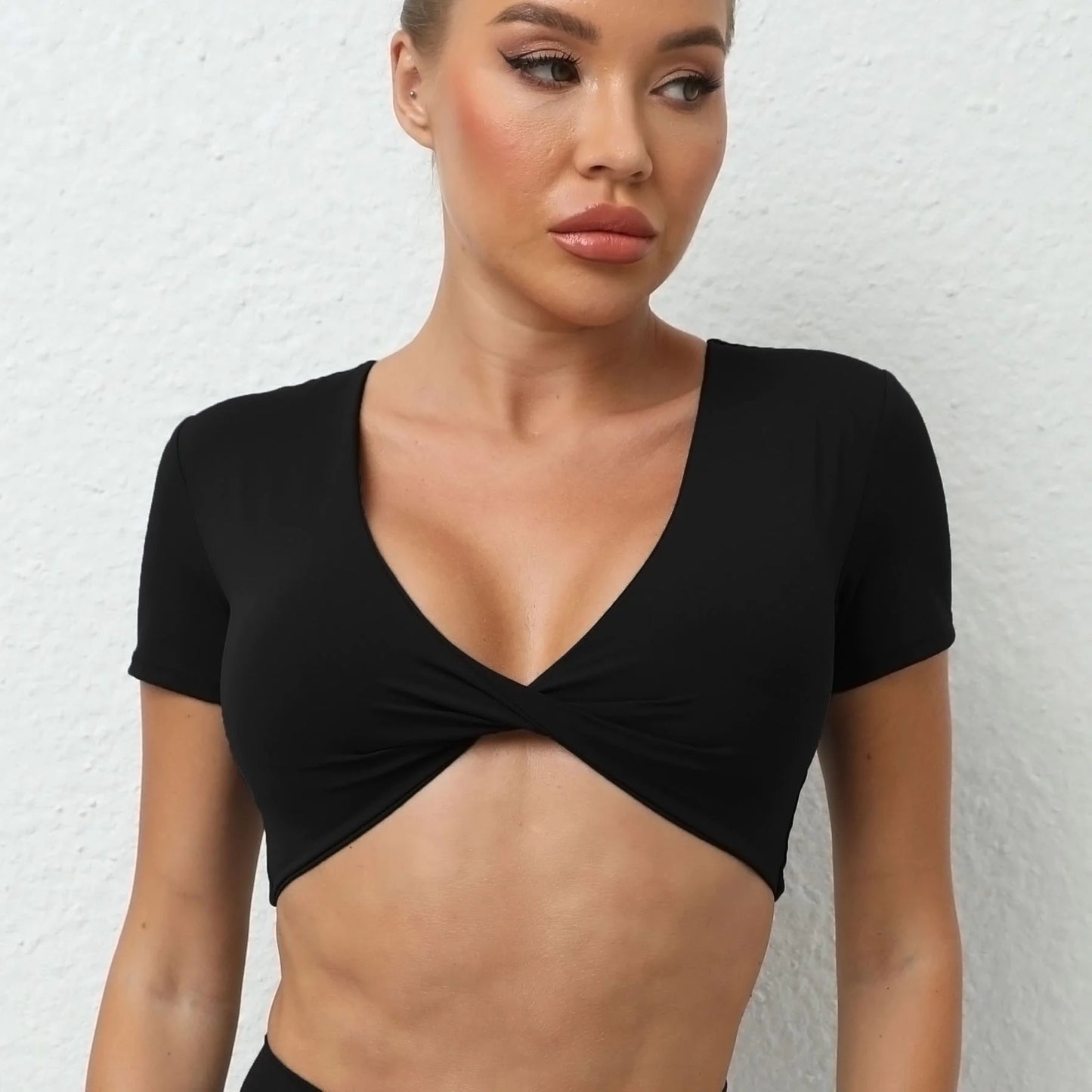 V-Neck Yoga Tee