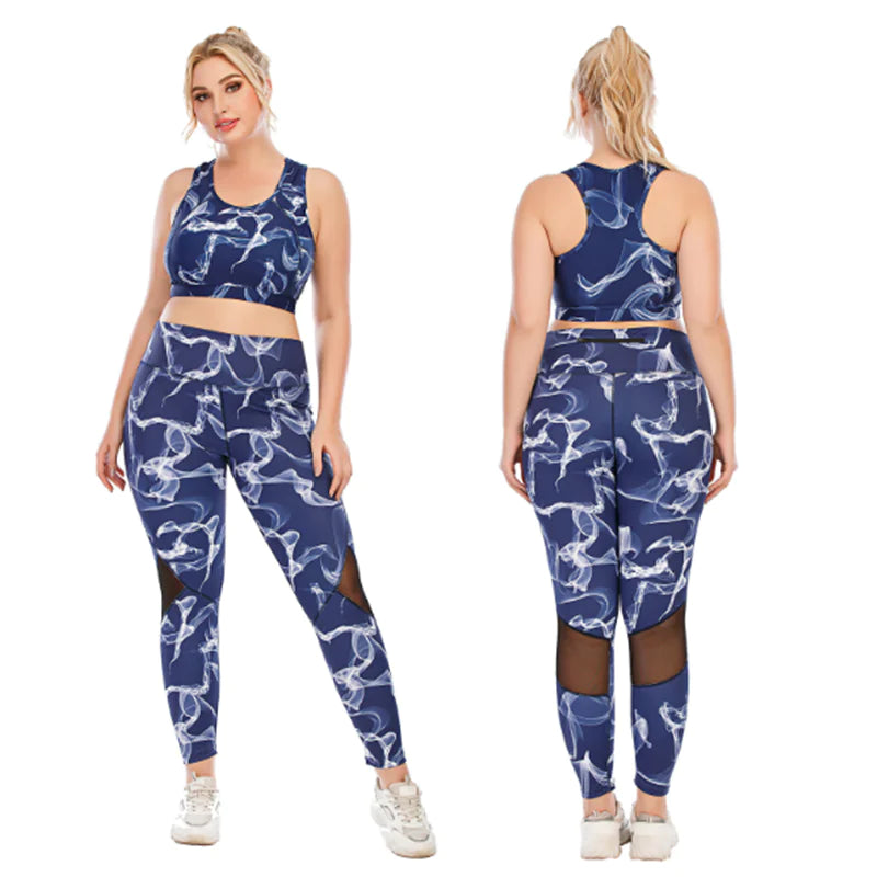 Plus Size Fitness Set