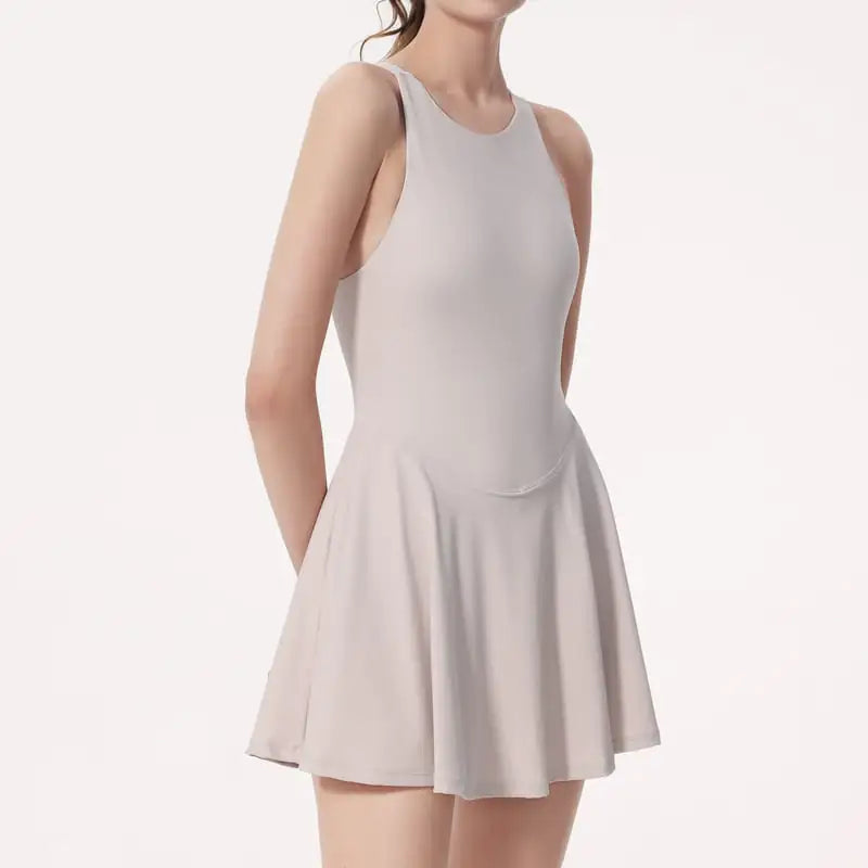 Beauty Back Yoga Jumpsuit Dress