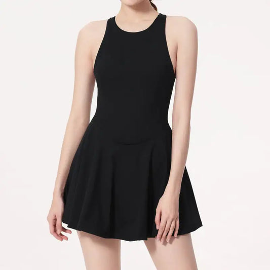 Beauty Back Yoga Jumpsuit Dress