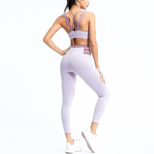 Cross-Back Yoga Set