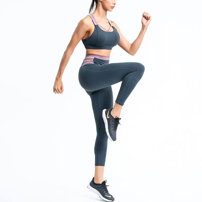 Cross-Back Yoga Set