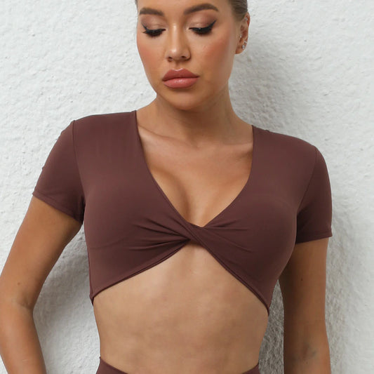 V-Neck Yoga Tee